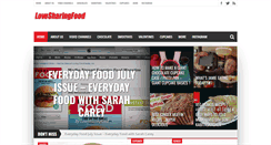 Desktop Screenshot of lovesharingfood.com