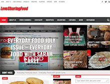 Tablet Screenshot of lovesharingfood.com